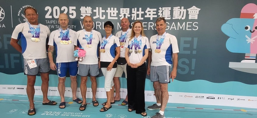 Team der Rostock Masters bei den World Masters Games in Taipei